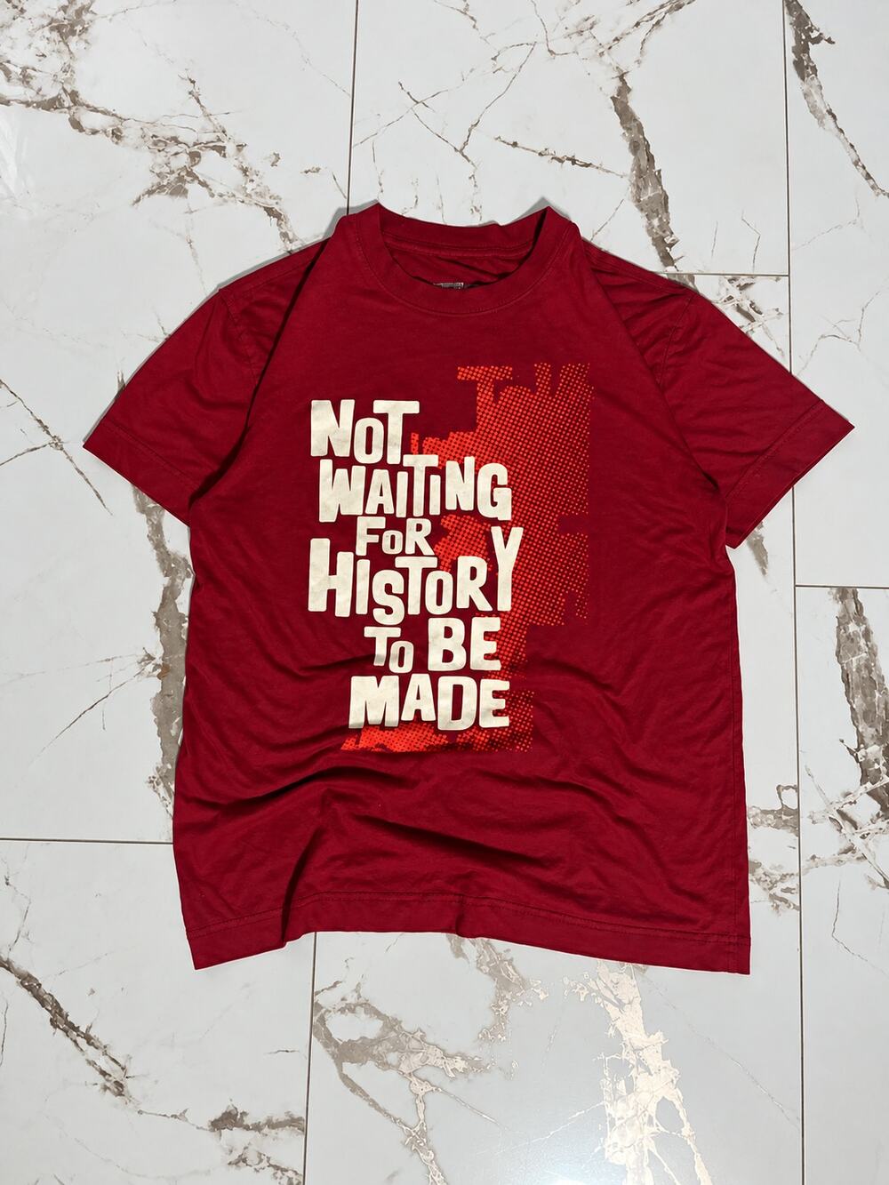 Target Kids Red "Making History" Classic Cotton T-shirt